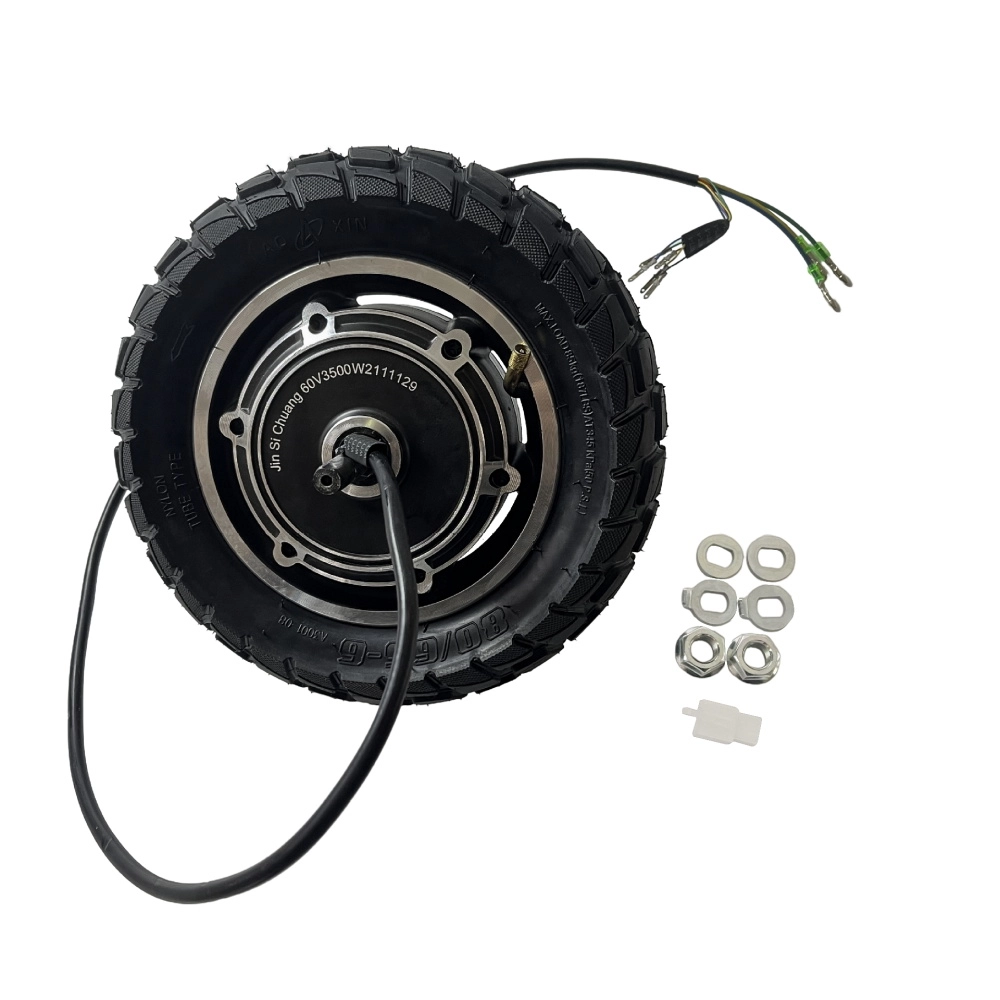 10Inch 1300W 48/60V 80-120Km/h Gearless Hub Motor