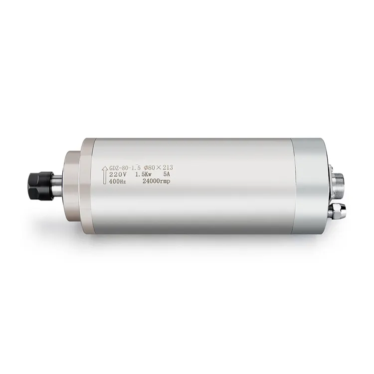 65MM 110/220V 24000Rpm 1500W Water Cooled Spindle Motor