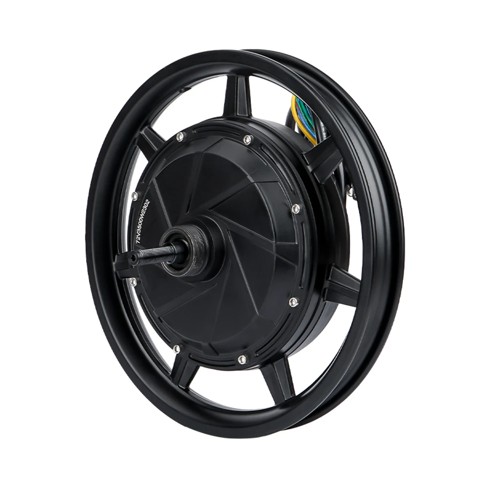 14Inch 72V 3000W 120km/h 135MM High Speed Gearless Hub Motor