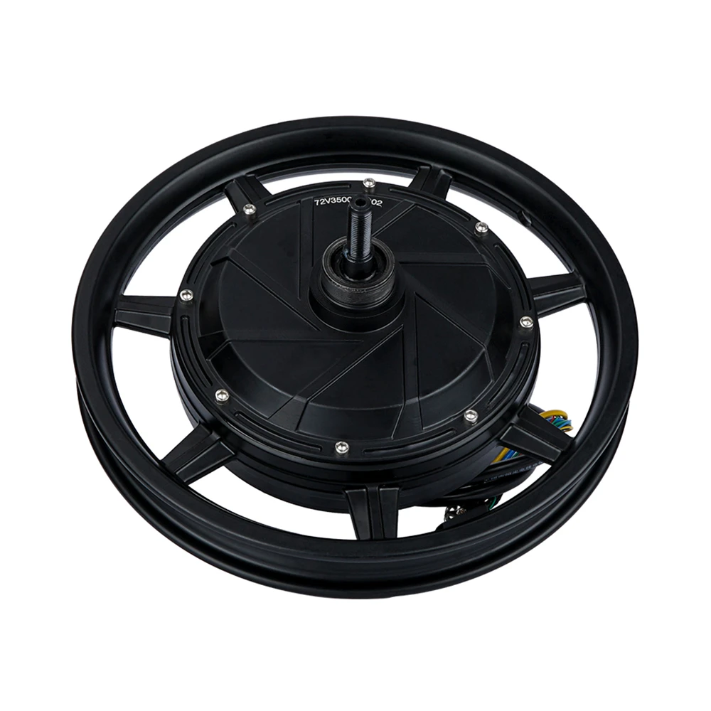 14Inch 72V 3000W 120km/h 135MM High Speed Gearless Hub Motor