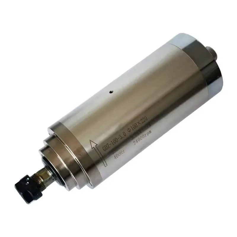 3000W 220-380V 24000RPM 100mm Water Cooling CNC Router Spindle Motor Kit