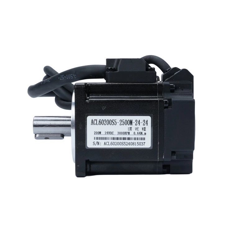 ACL60 200W 24V/48V 3000RPM DC Servo Motor and Driver