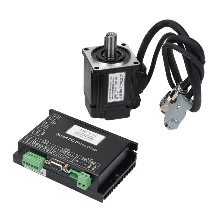 ACL60 200W 24V/48V 3000RPM DC Servo Motor and Driver