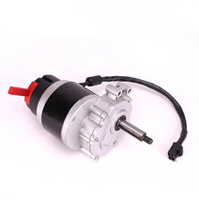 250W 24V Brush DC Gear motor with electromagnetic brake