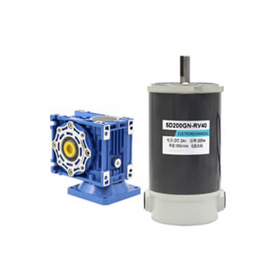 250W 24V Brushed DC Worm Gear Motor